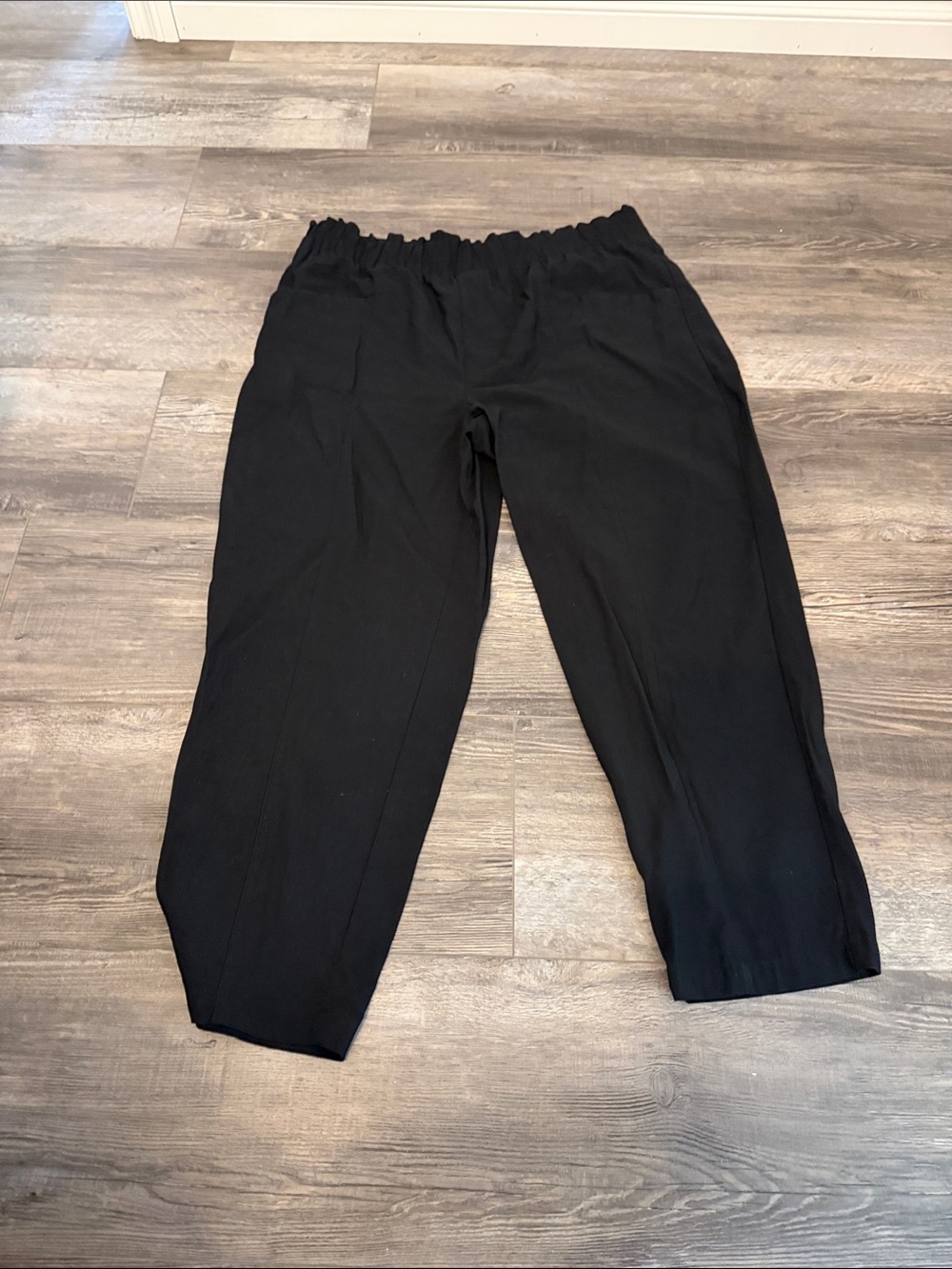 A New‎ Day Women's Black Elastic-Waist Trousers